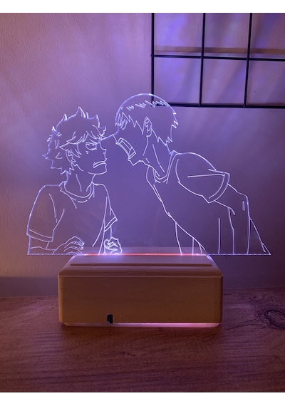 Kageyama & Hinata 16 Renk Gece Lambası