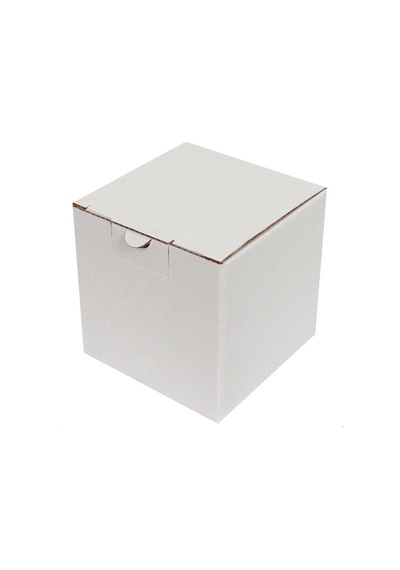 Beyaz Kilitli Kargo Kutusu / Ebat: 10,5x10,5x10,5 cm (100 adet)