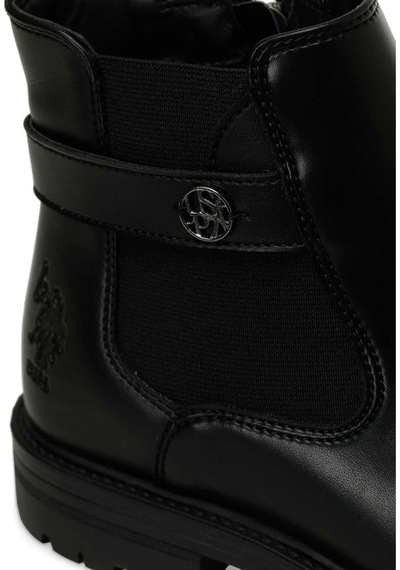 U.S. Polo Assn. U.s. Polo Assn Bloze Fermuarlı Kadın Kışlık Bot Siyah