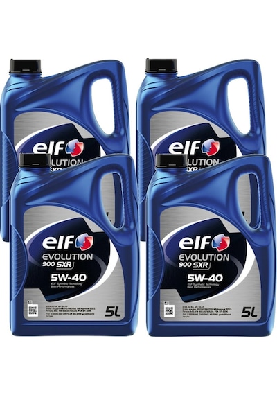 Elf Evolution 900 SxR 5W-40 Motor Yağı 4 x 5 L