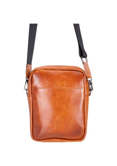 Bloominbag Bloombag Cognac Brown Hakiki Deri Crossbody Çanta Taba