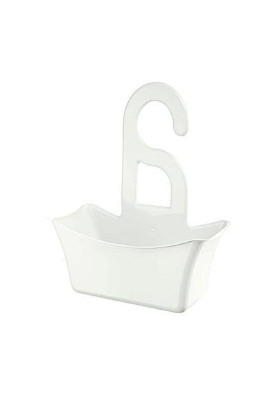 Pazarız Hook Çok Amaçlı Duş Banyo Sepeti Organizer beyaz