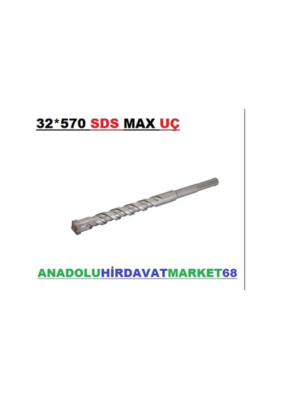 32*570 Sds Max Kırıcı Delici Ucu Beton Delici Duvar Delici Uç
