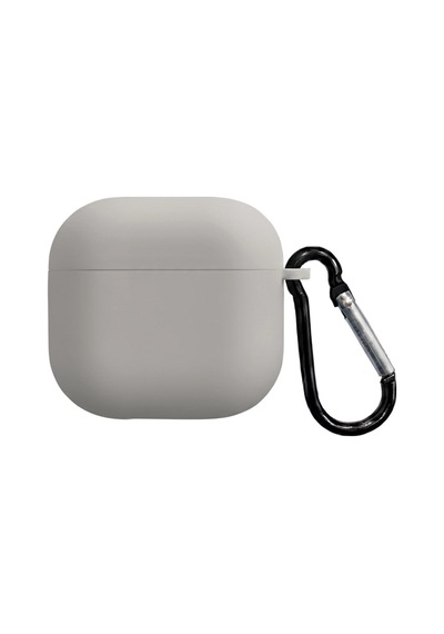 Caseonn Apple Airpods Uyumlu 5 Kılıf Askı Aparatlı Lansman Gri