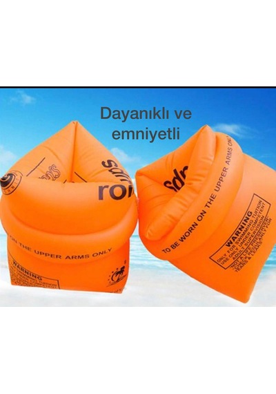 Her Yaşa Uygun Yüzme Kolluğu Yüzücü Kolluğu Yetişkin ve Çocuk Boy Pembe Çok Renkli