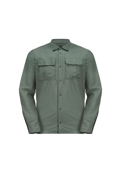Jack Wolfskın Jack Wolfskin Erkek Gömlek Barrier L/s Haki 4311