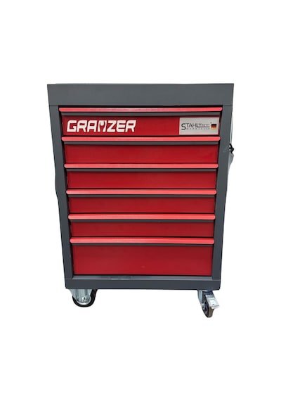 Grayzer GSTH215P 6 Çekmeceli Dolu Takım Arabası 261 Parça (Takımlar Stahlmayer)
