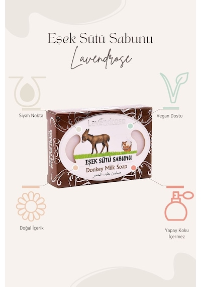Lavendrose Doğal Eşek Sütü Sabunu 100 G