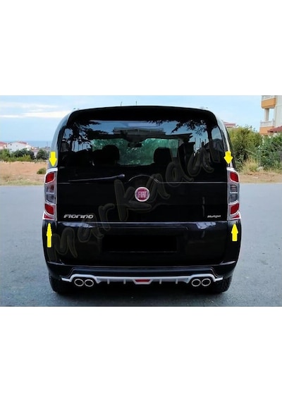 Markadan Fiat Fiorino Krom Stop Çerçevesi 2008 Sonrası 2 Parça Ab