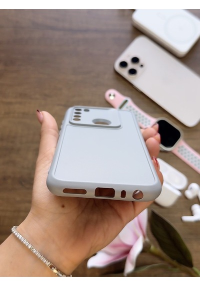 Redmi Note 8 Uyumlu Kamera Korumalı Darbeye Dayanıklı Renk Atmayan Keep Silikon Kılıf Gri