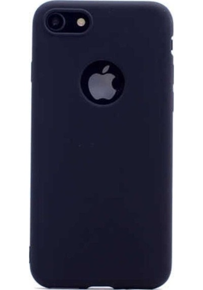 Apple Uyumlu iPhone 8 Plus Kılıf Zore Premier Silikon Kapak Siyah