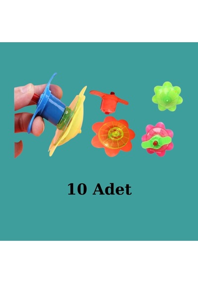 Kurmalı Topaç Çiçek Model 10 Adet