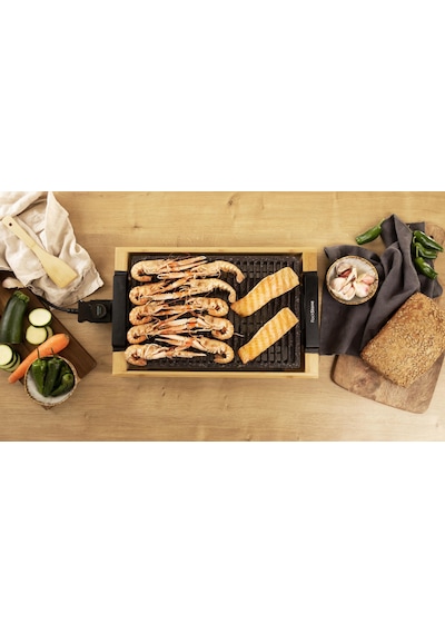 Cecotec Tasty Grill 2000 Bamboo 2000 W Linestone Izgara