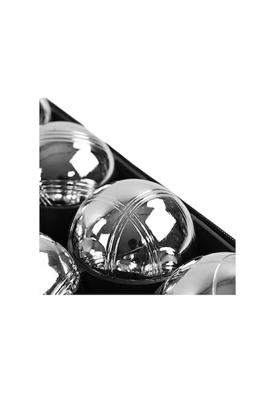 Çantalı Petank-bocce Seti - 8 Adet Top Beyaz - Gri