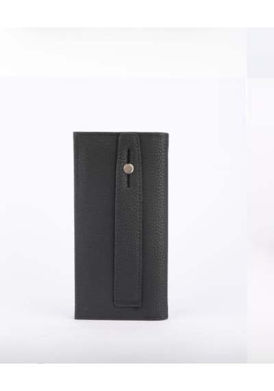 Newish Polo Portföy Stil Mıknatıslı Telefonluk, Kartlık, Cüzdn Sy Siyah