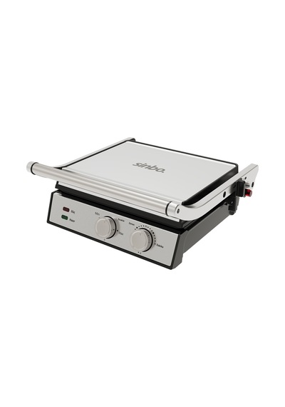 Sinbo SSM-2598 2000 W Döküm Plakalı Ayarlanabilir Isı Ve Zaman Kontrollü Izgara Ve Tost Makinesi