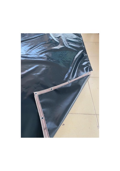 650 Gr/m² Profesyonel Kapsüllü Antrasit Polyester Branda Su Ve Uv Geçirmez - Balkon, Garaj, Bahçe Antrasit