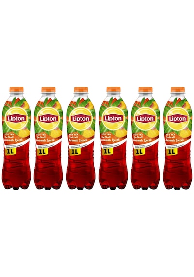 Lipton Soğuk Çay Şeftali 1 Lt X 6 Adet