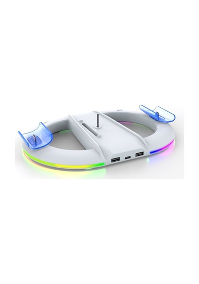 İpega Ps5 Slim Disk/ps5 Slim Dijital Rgb Dikey Stand Kulaklık Tutucu Joystick Şarj Cihazı