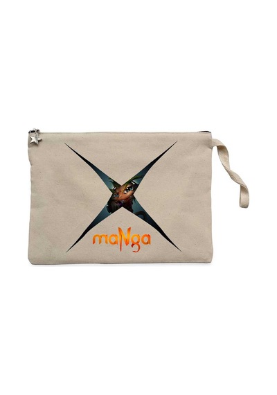 Manga 1000 Parc A Krem Clutch Astarlı Cüzdan / El Çantası