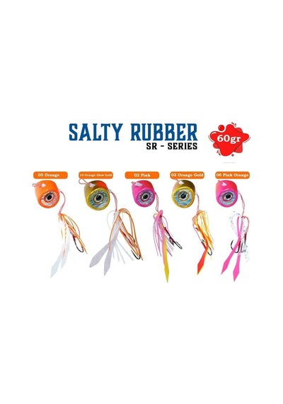 Fujin Salty Rubber 60gr Sr Serisi Tai Rubber Set 03 Orange Gold 3d Sr-10
