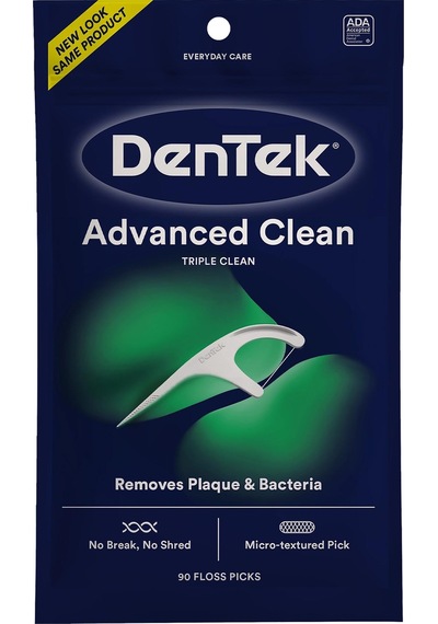 Dentek Advanced Clean Çatal Diş İpi Kürdanlı 90 Adet