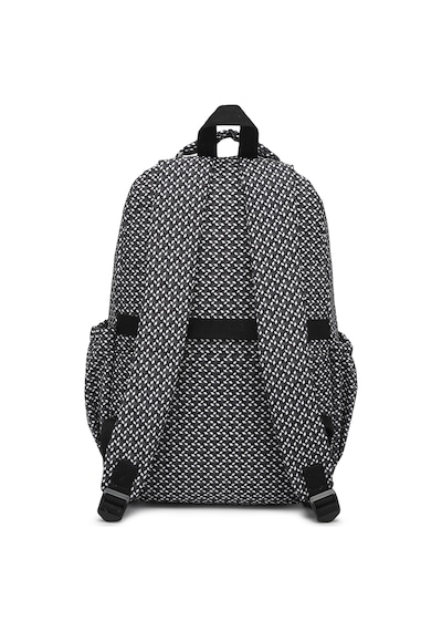 Büyük Boy Laptop Bölmeli Çok Cepli Su Geçirmez Krınkıl Kumaş  Çanta Siyah/beyaz Çok Renkli