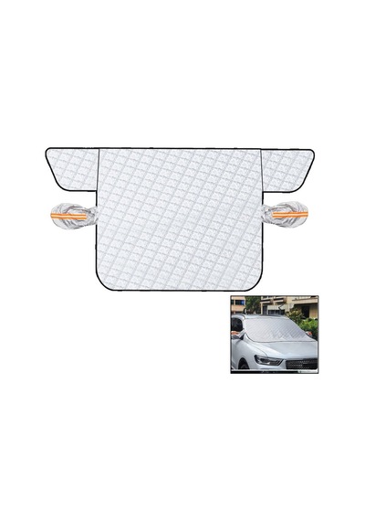 Mega Everest Oto Ve Araç Branda 230x120cm Buz Önleyici Ayna Kapaklı Emniyet Kanatlı Kapı Sıkıştırma