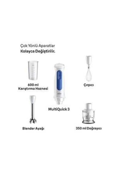 Braun Multiquick MQ30202MWH 900 W 3 El Blender