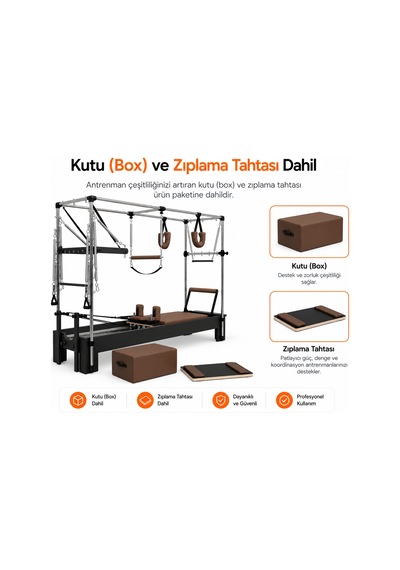 Missidea Core Cadillac Reformer Siyah-kahverengi