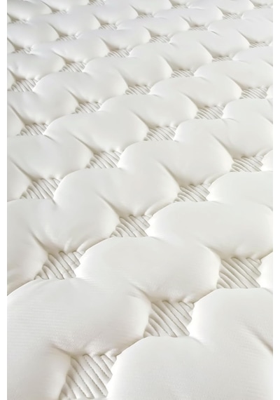 Topper 0.9 - Massage Therapy - 3d Soft Yatak Pedi - Yatak Koruyucu Uyku Pedi 160x200 Beyaz