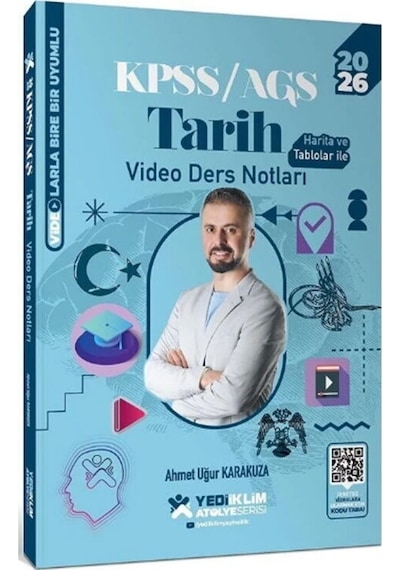 Yediiklim Yayınları 2026 Kpss Tarih Atölye Video Ders Notları