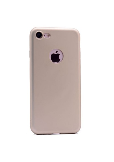 Apple Uyumlu iPhone 7 / 8 / Se 2020 / Se 2022 Silikon Kılıf Gold 2 Adet Gold