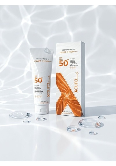 X-aura Beauty Secret Tone-up Güneş Kremi Spf 50+ Pa++++ 70 Ml - Aydınlatıcı & Leke Karşıtı