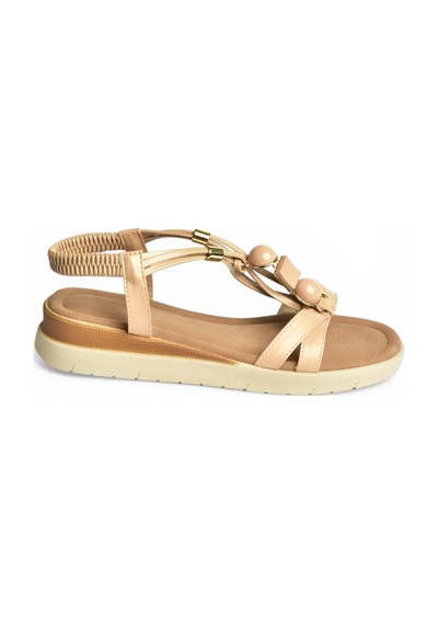 Fox Shoes Y274801509 Ten Boncuklu Kadın Sandalet