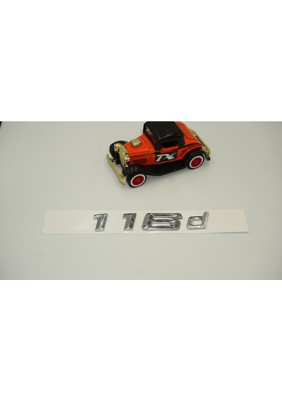 Bmw 116D Bagaj Krom Metal 3M 3D Yazı Logo