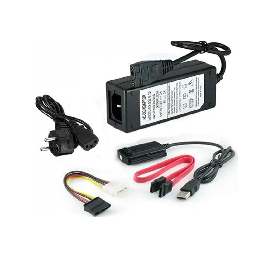 Usb 2.0 To Ide-sata 2,5" Ve 3,5" Harici Harddsik Kablosu Seti Combo Set