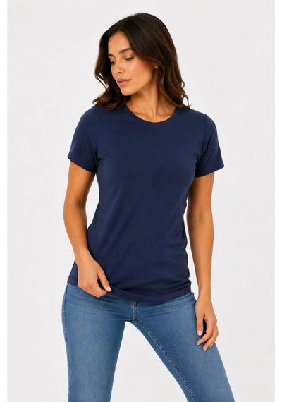 Wear Vexel Kadın Basic Tişört Bisiklet Yaka Kısa Kol Günlük Yazlık Slim Fit T-shirt - Lacivert Lacivert Wear Vexel Kadın Basic Tişört Bisiklet Yaka Kısa Kol Günlük Yazlık Slim Fit T-shirt - Lacivert Lacivert