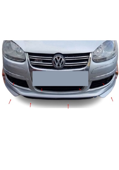 Jetta Mk5 Ön Tampon Eki - Plastik Ürün - Boyasız