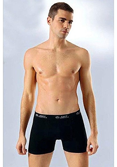 Anıt 1115 Erkek Likralı Boxer Esnek Boxer 3'Lü