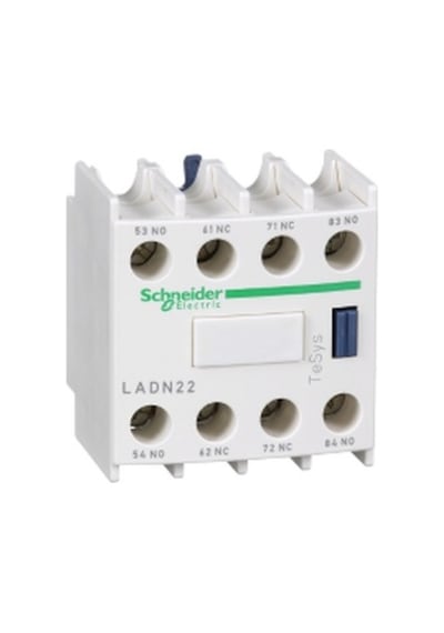 Schneider  TeSys 2NA + 2NK Yardımcı Kontak Bloğu / LADN22