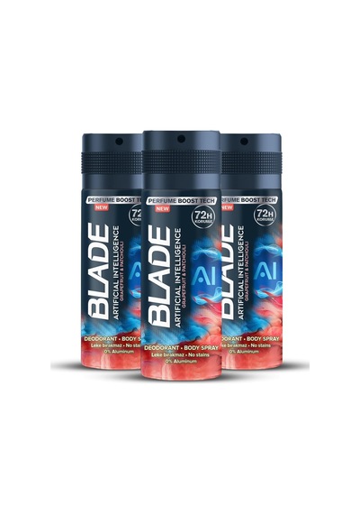 Artificial Intelligence 1.0 Erkek Alüminyumsuz Deodorant 3x150 Ml