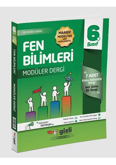 Gizli Yayınları 2026 6. Sınıf Fen Bilimleri Müfredatın Gizli Dergisi Güncel Müfredat