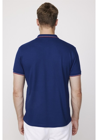 Tudors Erkek Polo Yaka Slim Fit Yaka Ve Kol Şeritli Pike Lacivertvert Tişört-27647-Lacivertvert Lacivert Tudors Erkek Polo Yaka Slim Fit Yaka Ve Kol Şeritli Pike Lacivertvert Tişört-27647-Lacivertvert Lacivert