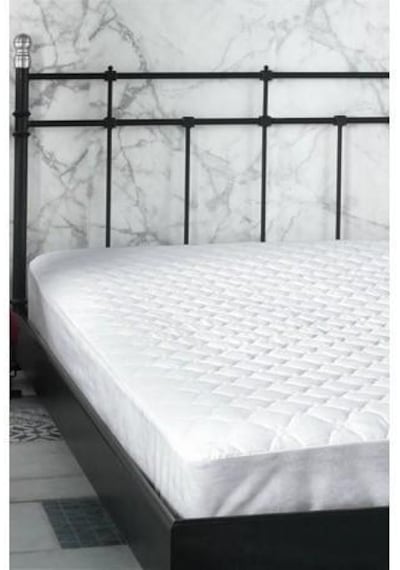 Clasy Çift Kişilik Kapitoneli Yatak Koruyucu Fitted Alez 180 X 200 Beyaz