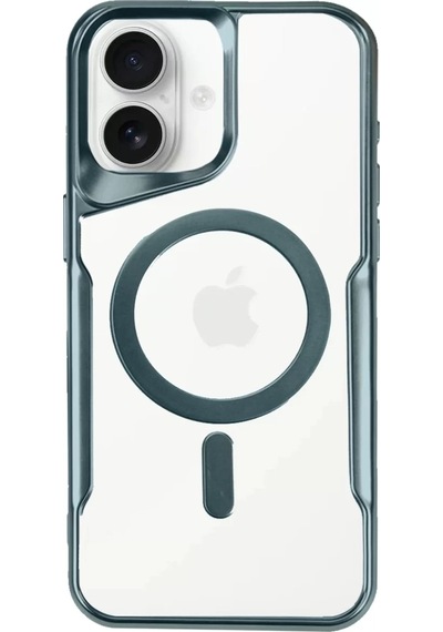 Newface  Apple  Uyumlu iPhone 16 Plus Kılıf Boyi Magsafe Silikon Kapak - Turkuaz