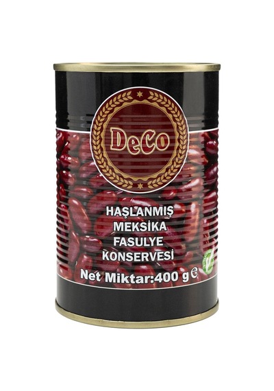 Deco Haşlanmış Meksika Fasulye Konservesi 400 Gr