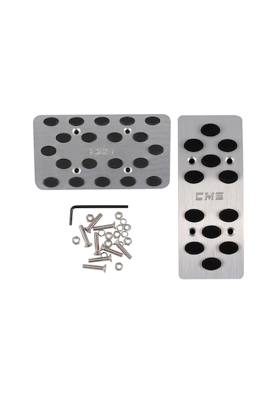 Oto Aksesuarcım Cms Universal Otomatik Metal Pedal Seti 2 Parça Pdl25