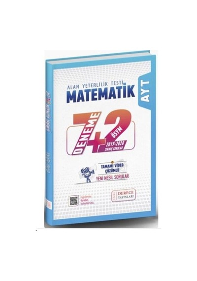 Derece Ayt Matematik 7+2 Deneme 2021-2022
