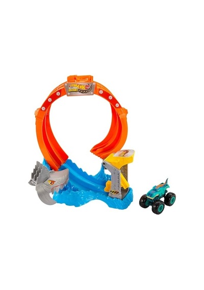 Hot Wheels 1:64 Ölçekli Monster Trucks Oyun Seti, Mega-wrex